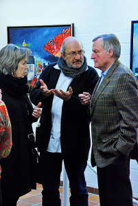 (von links nach rechts) Elke West, Ole West und Dr. Klaus Homann